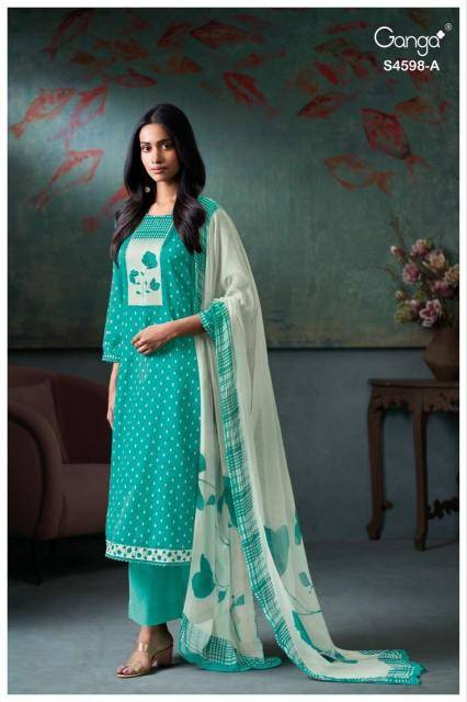 Ganga binal 4598 Dress material manufacturers in Kolkata